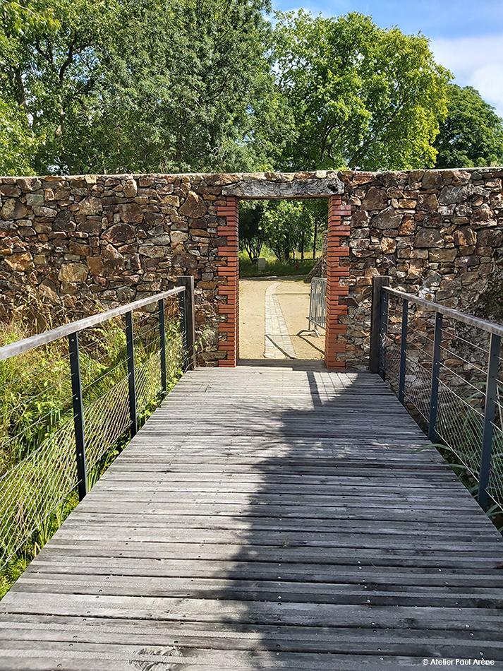 Entrée de la passerelle